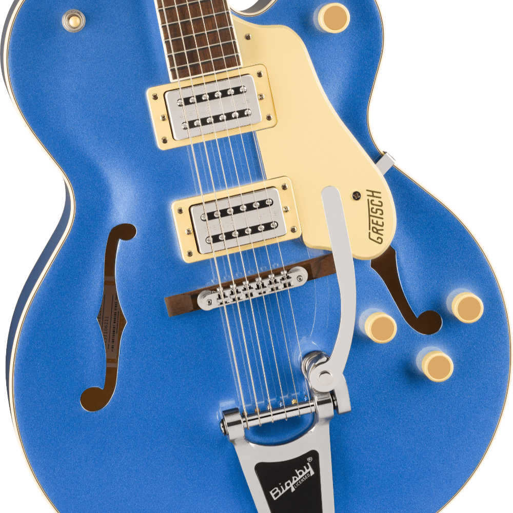 GRETSCH グレッチ G2420T Streamliner Hollow Body with Bigsby FRLN BLU エレキギター フルアコ ボディアップ画像