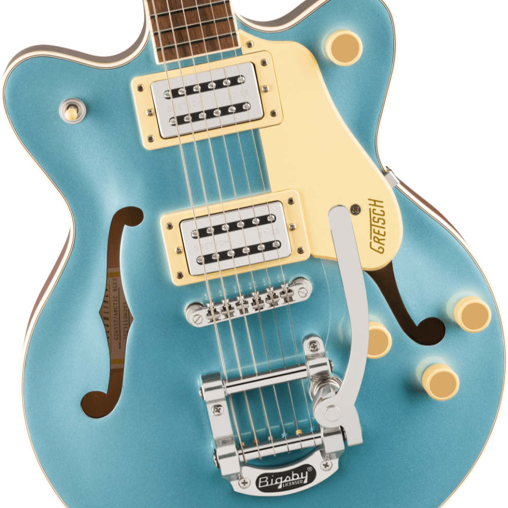 GRETSCH グレッチ G2655T Streamliner Center Block Jr. Double-Cut with Bigsby ARCTC エレキギター セミアコースティックギター ボディアップ画像