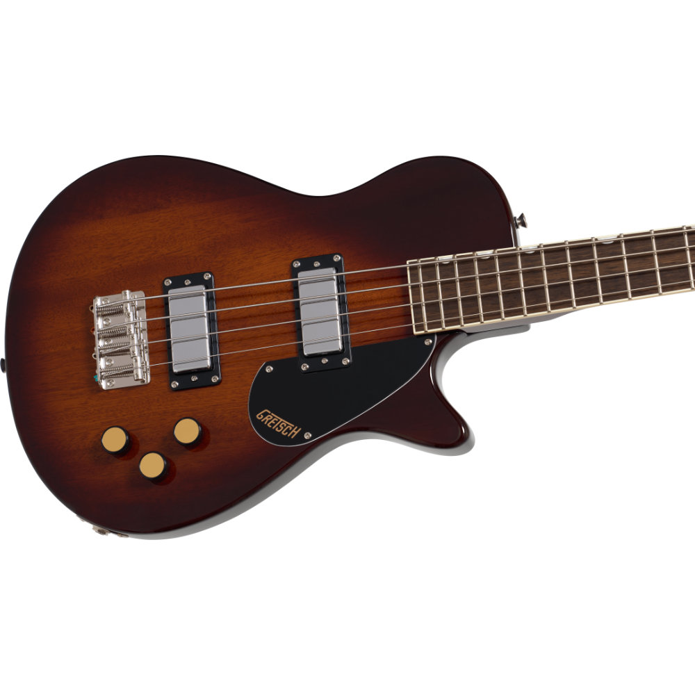 GRETSCH グレッチ Streamliner Jet Club Bass Single-Cut Laurel Fingerboard Havana Burst ボディトップ