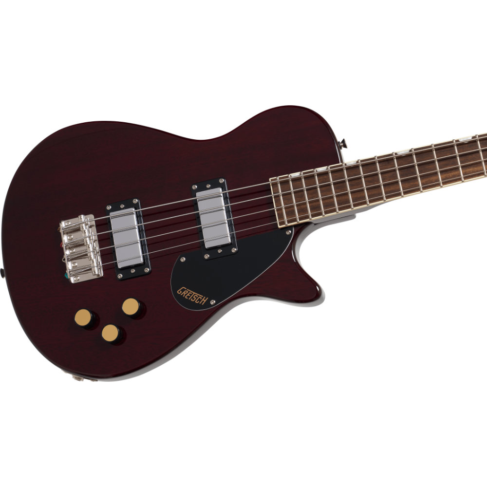 GRETSCH グレッチ Streamliner Jet Club Bass Single-Cut Laurel Fingerboard Walnut Stain トップ