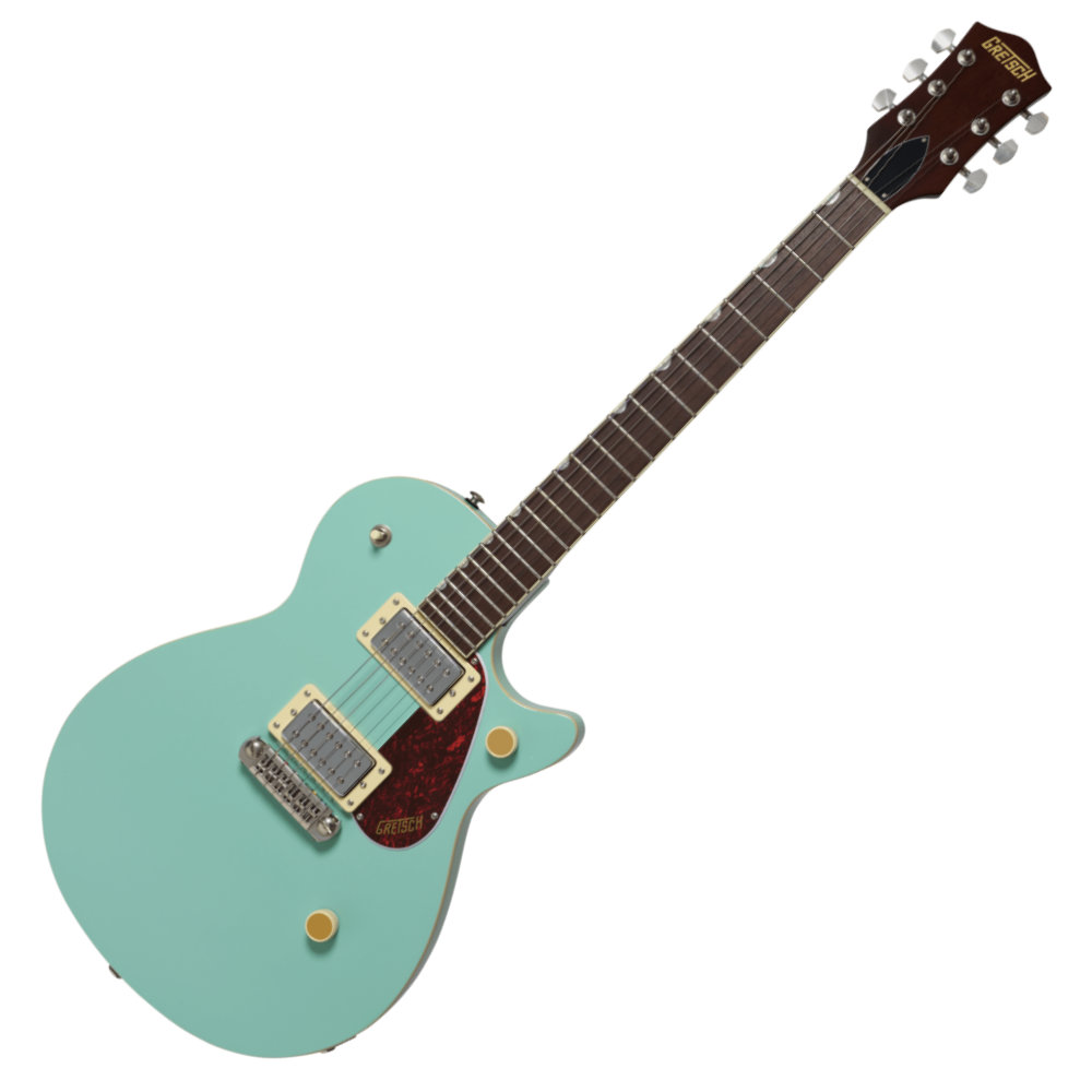 GRETSCH グレッチ Streamliner Jet Club Single-Cut with Wraparound Laurel Fingerboard Mint Metallic エレキギター トップ、サイド