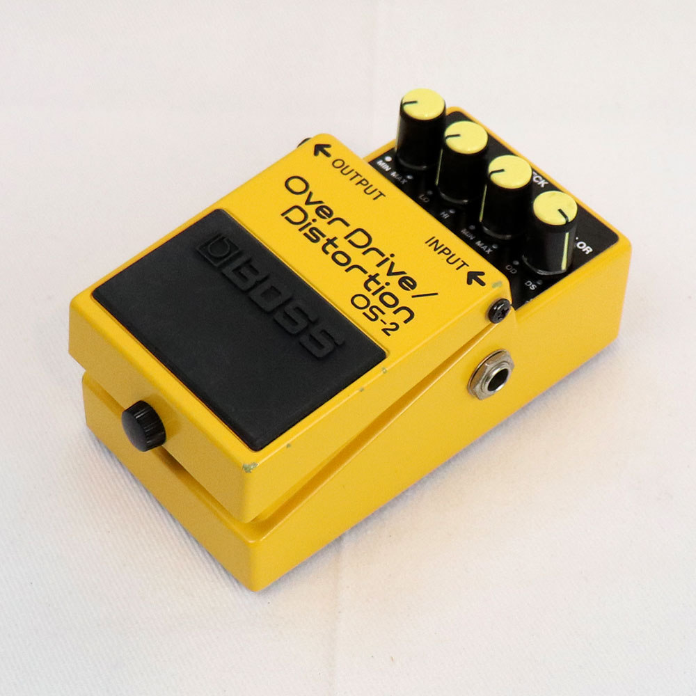 【中古】オーバードライブ ディストーション エフェクター BOSS OS-2 OverDrive Distortion ギターエフェクター 全体