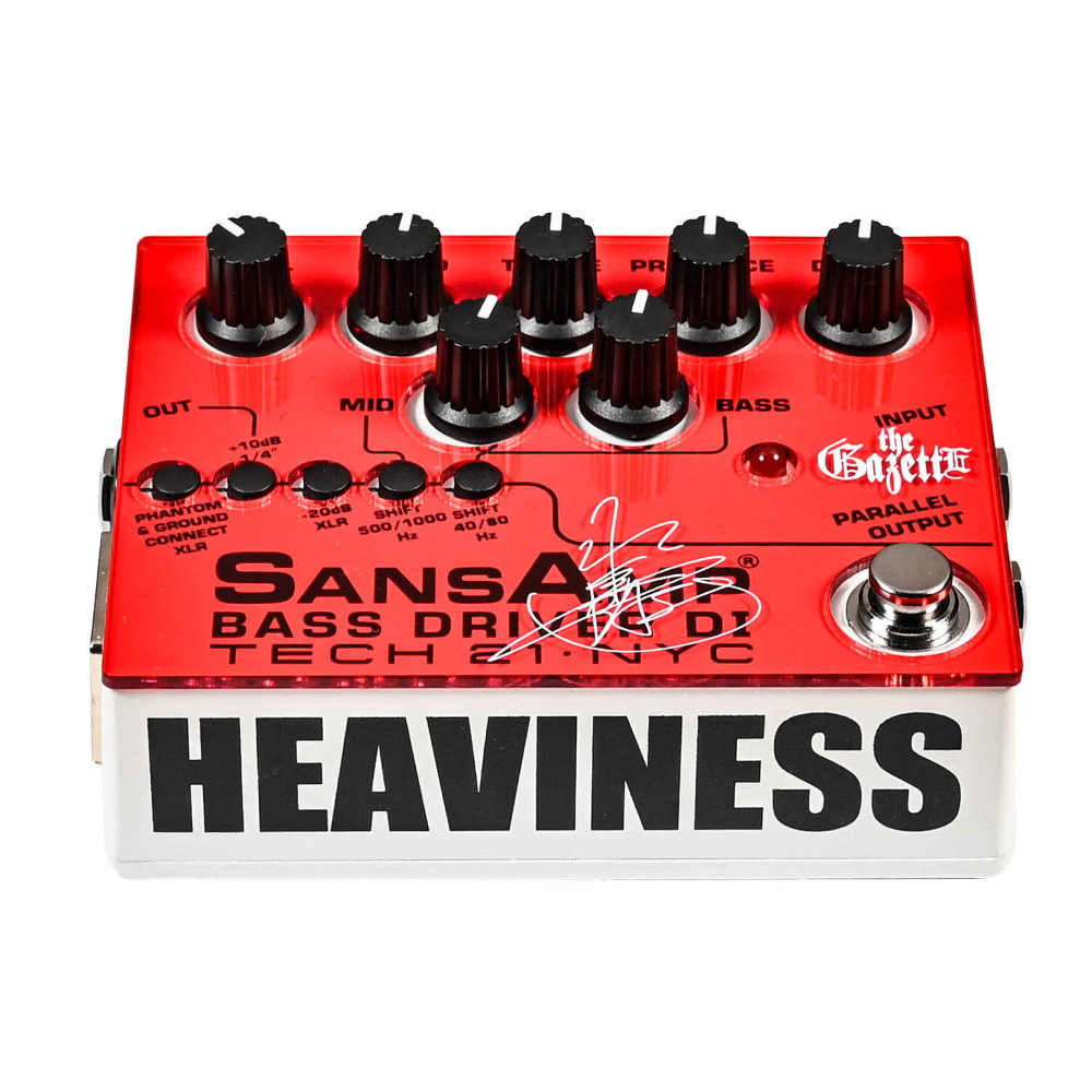 TECH21 SansAmp BASS DRIVER DI-HEAVINESS REITA シグネチャーモデル ベース用DI プリアンプ