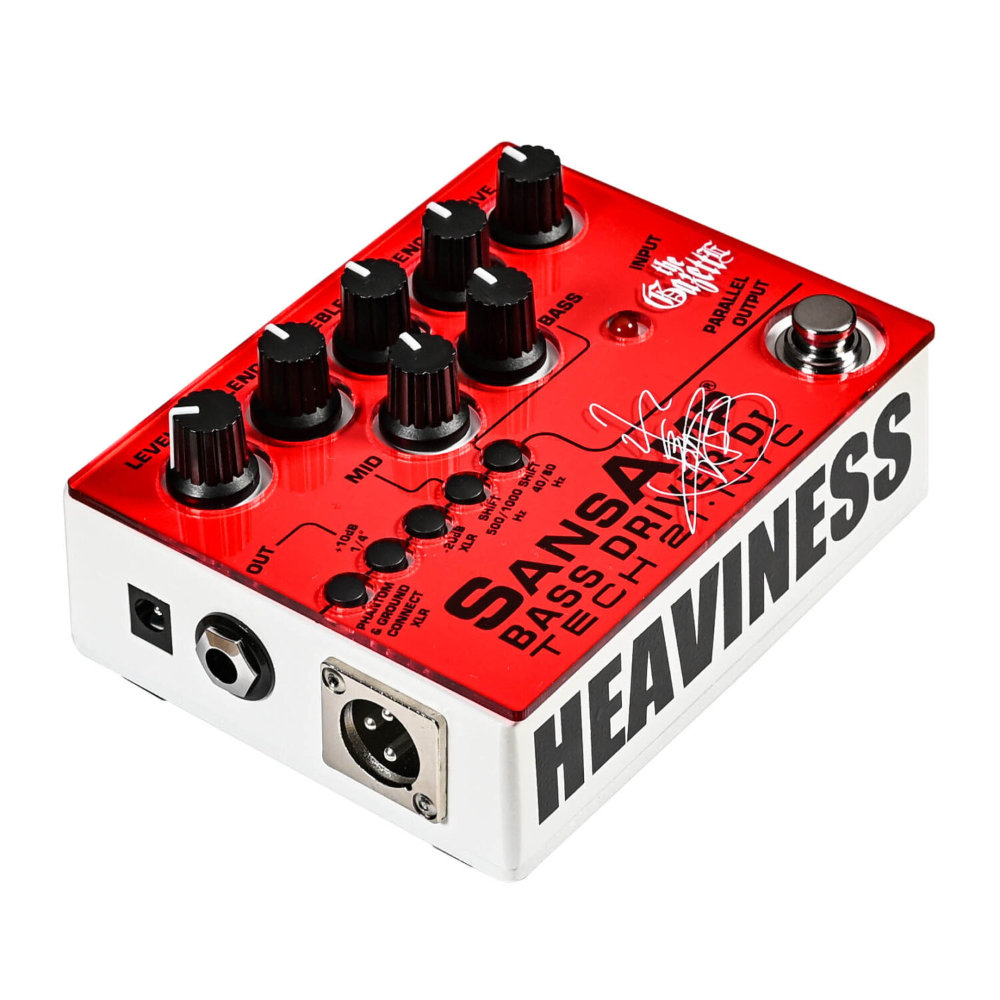 TECH21 SansAmp BASS DRIVER DI-HEAVINESS REITA シグネチャーモデル ベース用DI プリアンプ サインプレート付き