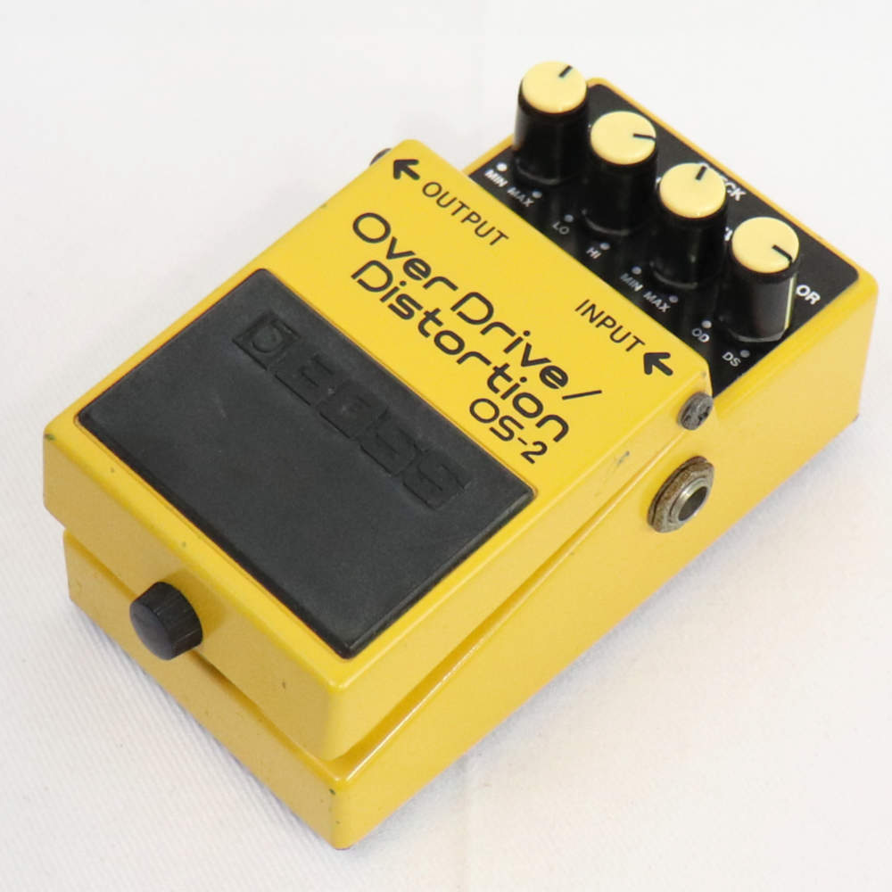 【中古】オーバードライブ ディストーション エフェクター BOSS OS-2 OverDrive Distortion ギターエフェクター input側