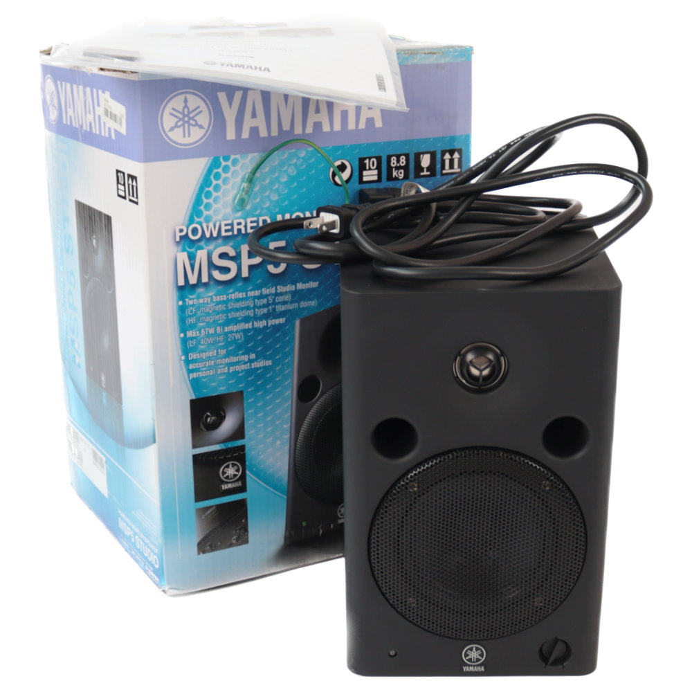 【中古】 スピーカー ヤマハ YAMAHA MSP5 STUDIO パワードモニタースピーカー 1本 アンプ内蔵 67W