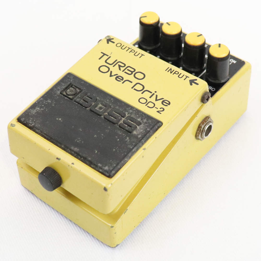 【中古】ターボオーバードライブ エフェクター BOSS OD-2 TURBO OverDrive ボス ギターエフェクター input側