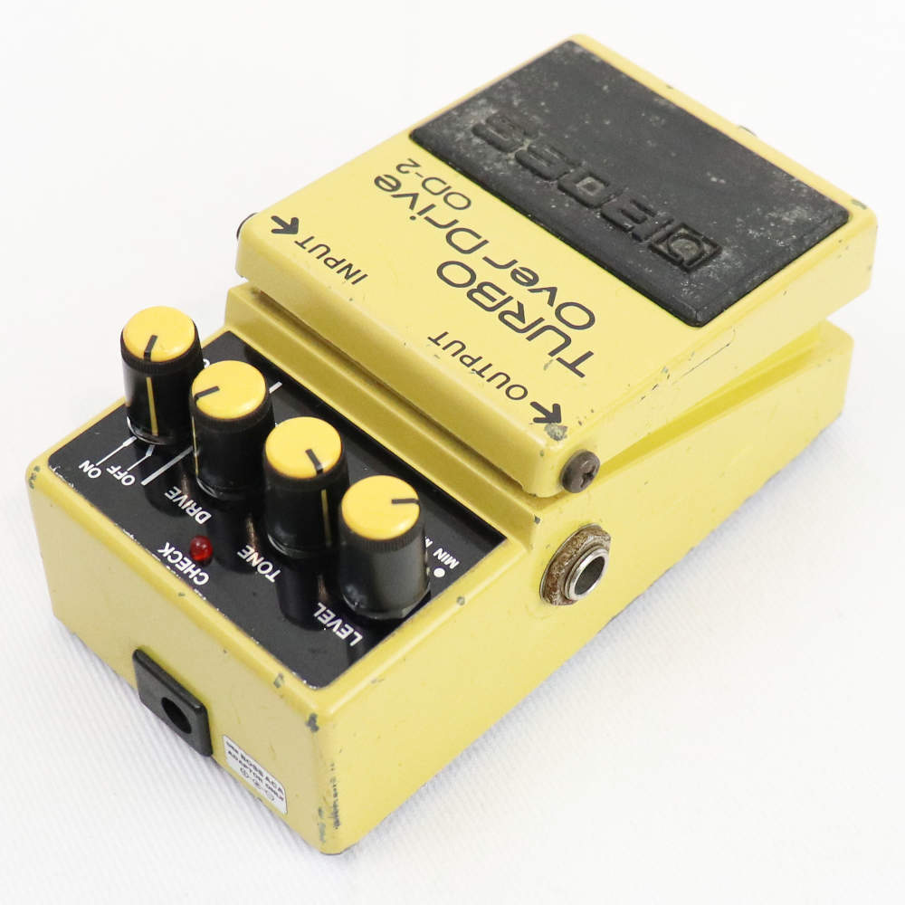 【中古】ターボオーバードライブ エフェクター BOSS OD-2 TURBO OverDrive ボス ギターエフェクター output側