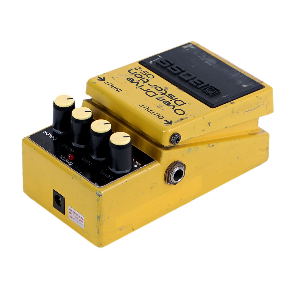 【中古】オーバードライブ ディストーション エフェクター BOSS OS-2 OverDrive Distortion ギターエフェクター 全体