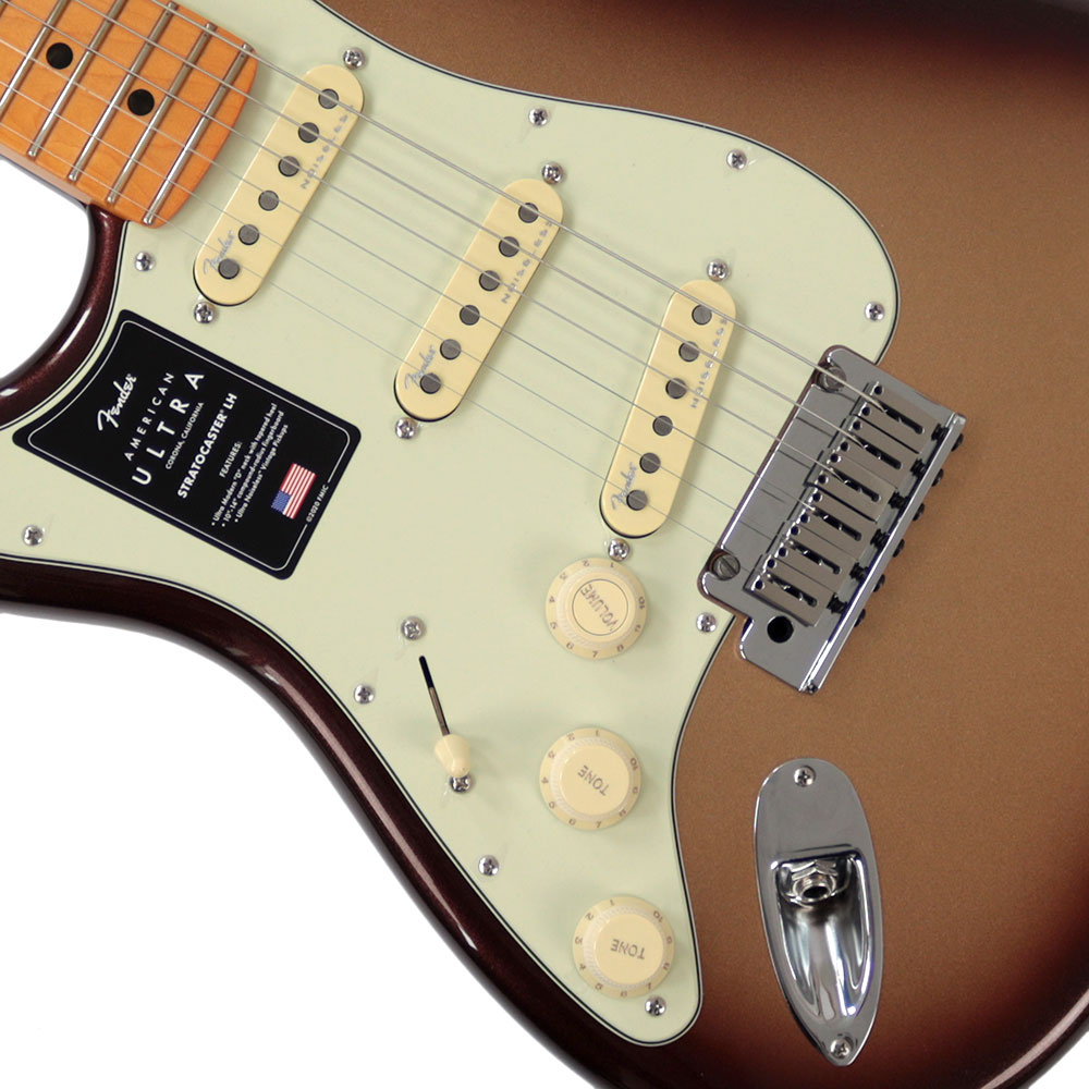 Fender American Ultra Stratocaster Left-Hand MN MBST エレキギター アウトレット ボディアップ