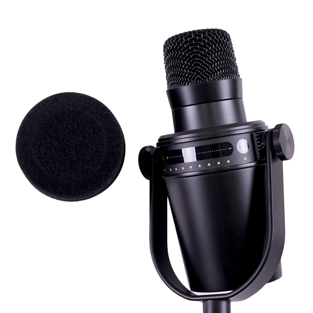 【中古】 SHURE MV7-K-J MOTIV ブラック ポッドキャスト用ダイナミックマイク グリル、ウィンドスクリーン