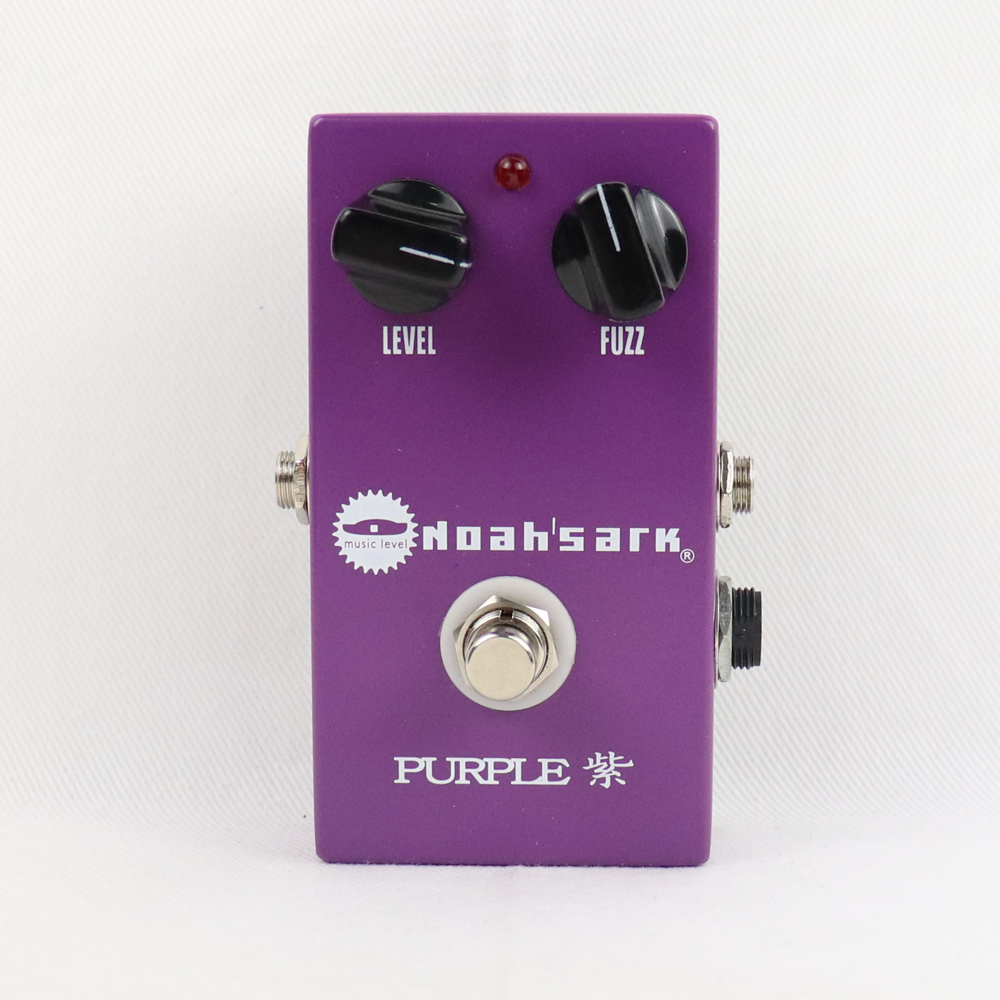 【中古】 ファズ エフェクター Noah’sark PURPLE 紫 ノアズアーク ギターエフェクター 表面画像