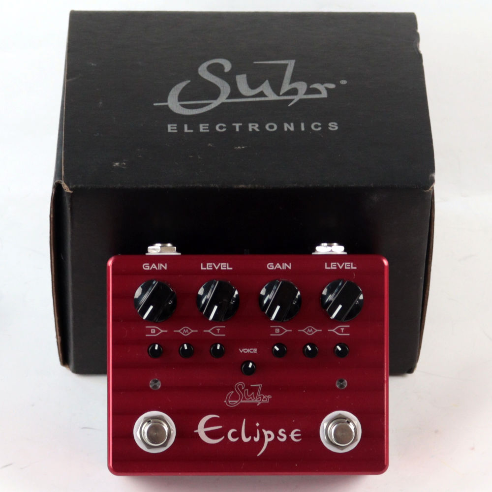 中古】 エフェクター Suhr Eclipse オーバードライブ ディストーション ギターエフェクター サー エクリプス([USED]  デュアルチャンネルオーバードライブ/ディストーション) | web総合楽器店 chuya-online.com