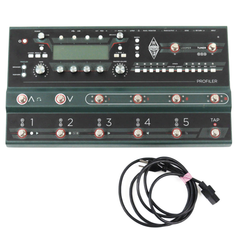 【中古】 KEMPER PROFILER STAGE フロアタイプモデル 本体、電源