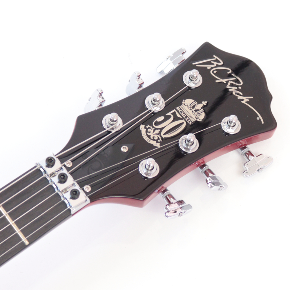 B.C.Rich Mockingbird モッキンバード Legacy ST with Floyd Rose Transparent Red エレキギター アウトレット ヘッド画像