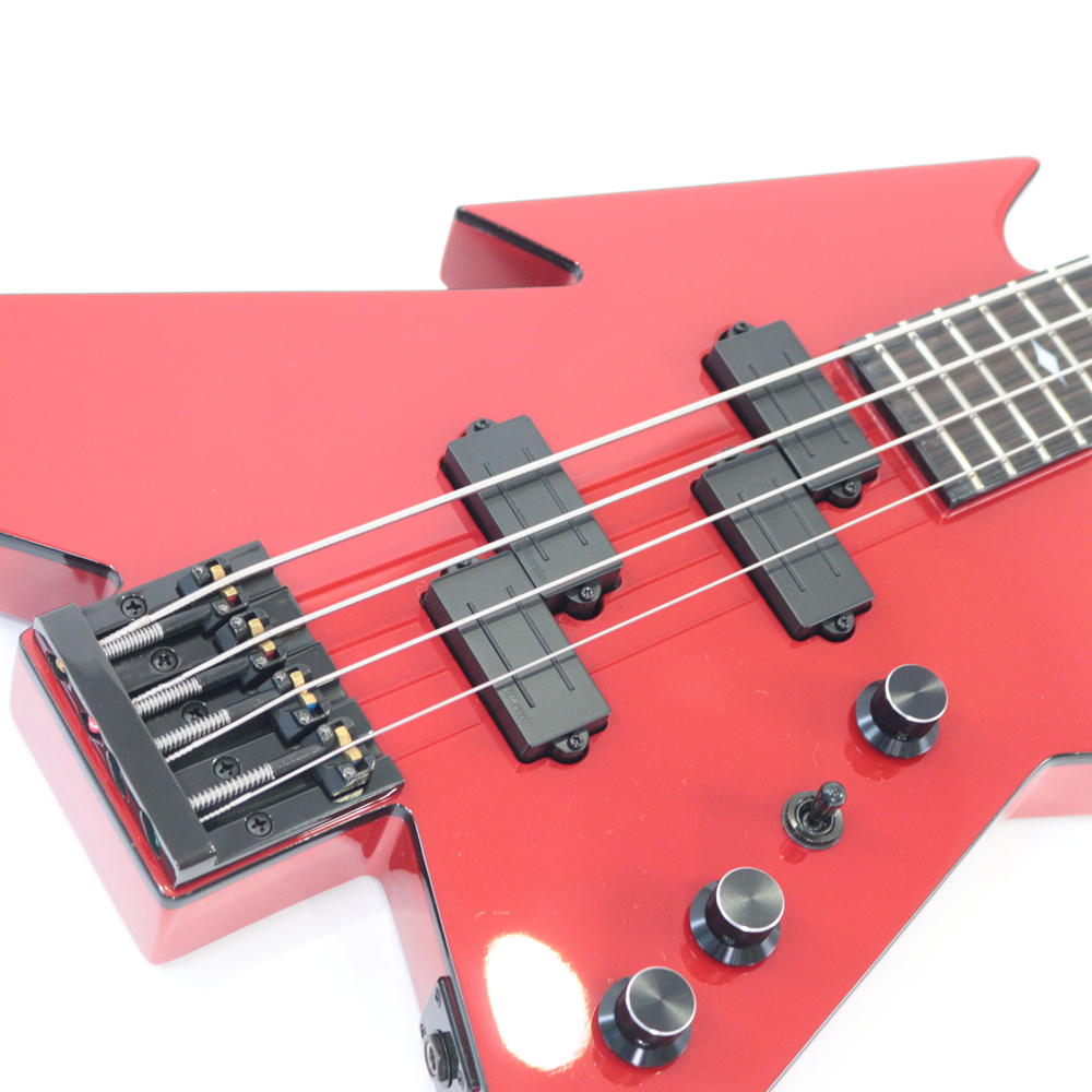 B.C.Rich IRONBIRD MK1 LEGACY SERIES BASS Gloss Red エレキベース アウトレット ピックアップブリッジアップ画像