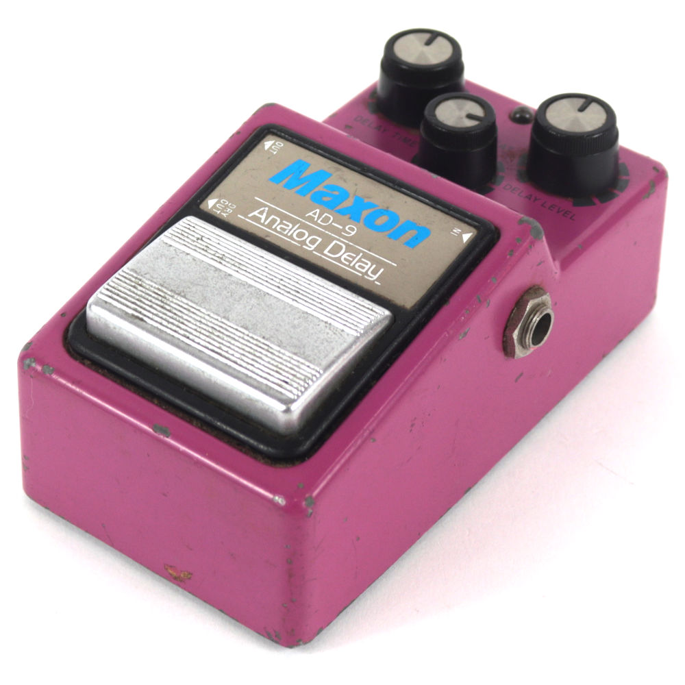 【中古】 アナログディレイ エフェクター MAXON AD-9 Analog Delay ディレイ ギターエフェクター input側