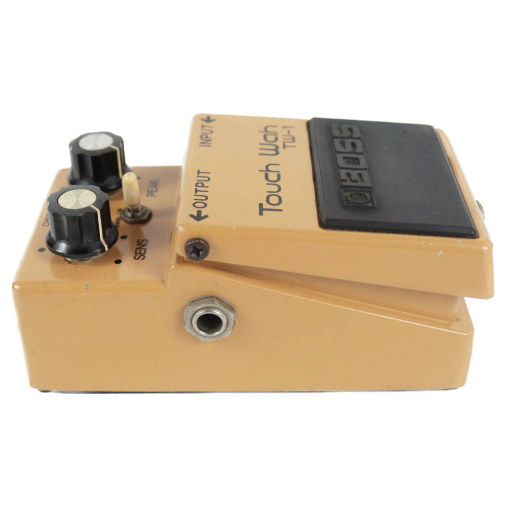 【中古】 オートワウ エフェクター BOSS TW-1 Touch Wah 銀ネジ ギターエフェクター 本体画像 横 