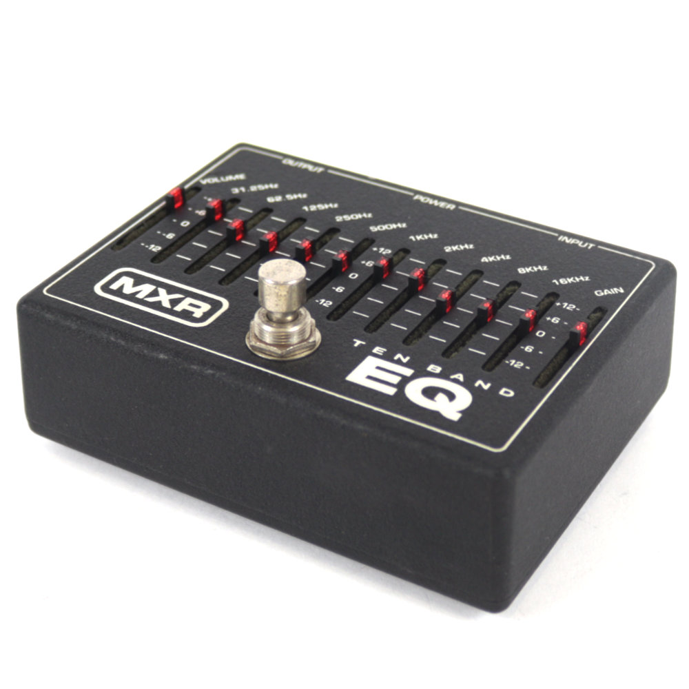 【中古】 MXR グラフィックイコライザー エフェクター M108 10 Band Graphic EQ ギターエフェクター 右サイド