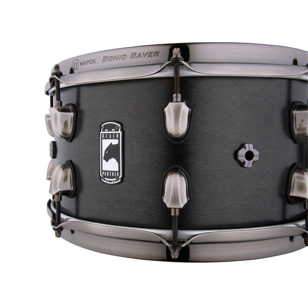 MAPEX メイペックス BPNML3700LFB BLACK PANTHER SNARE DRUM Hydro 13 x 7 SATIN BLACK スネアドラム サブ画像4