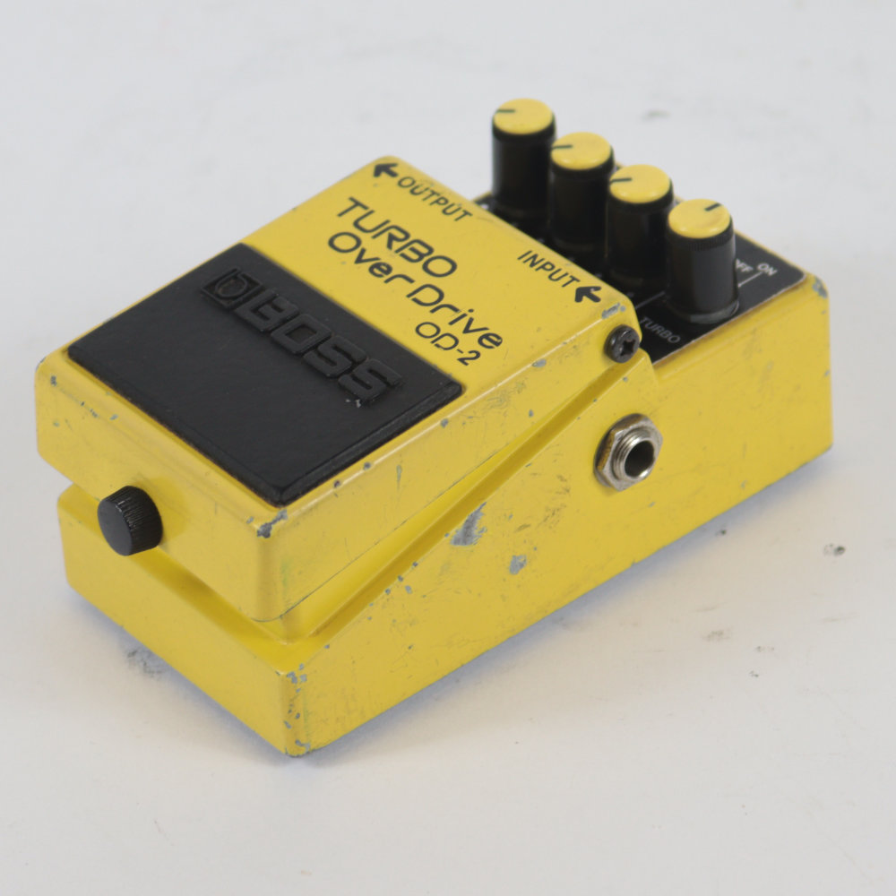 【中古】ターボオーバードライブ エフェクター BOSS OD-2 TURBO OverDrive Made in Japan ボス ギターエフェクター 全体