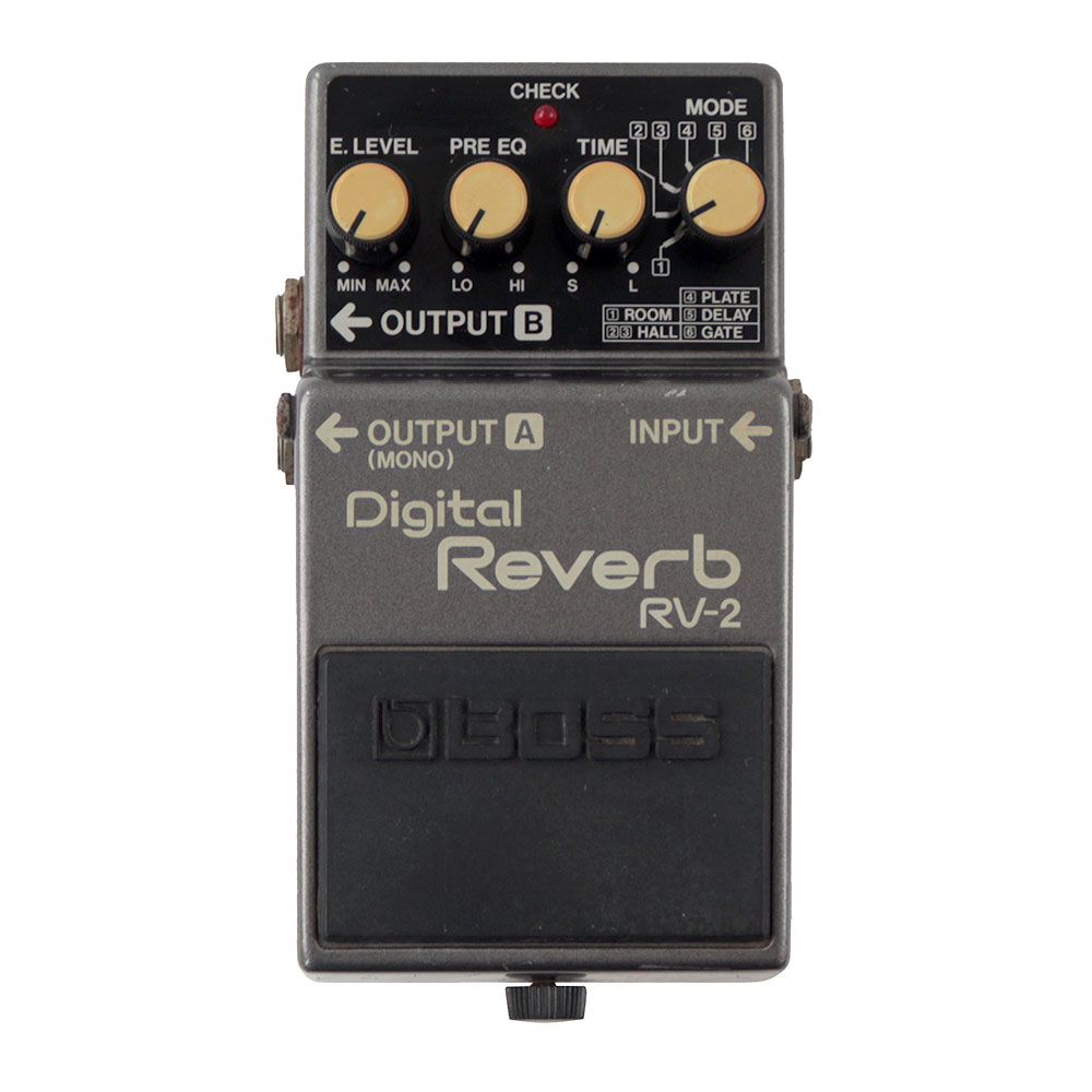 【中古】 リバーブ エフェクター BOSS RV-2 Digital Reverb  ギターエフェクター