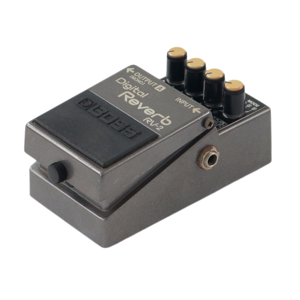 【中古】 リバーブ エフェクター BOSS RV-2 Digital Reverb  ギターエフェクター 全体