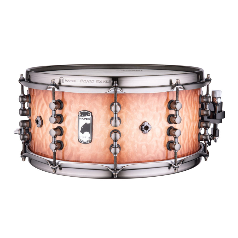 MAPEX メイペックス BPDLMH4650LPW Russ Miller SNARE DRUM The Versatus 14 x 6.5 PEACH BURL BURST スネアドラム サブ画像1