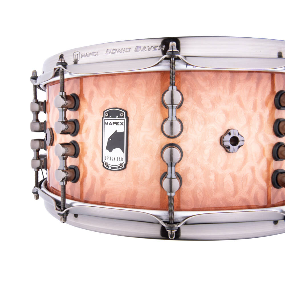 MAPEX メイペックス BPDLMH4650LPW Russ Miller SNARE DRUM The Versatus 14 x 6.5 PEACH BURL BURST スネアドラム サブ画像4