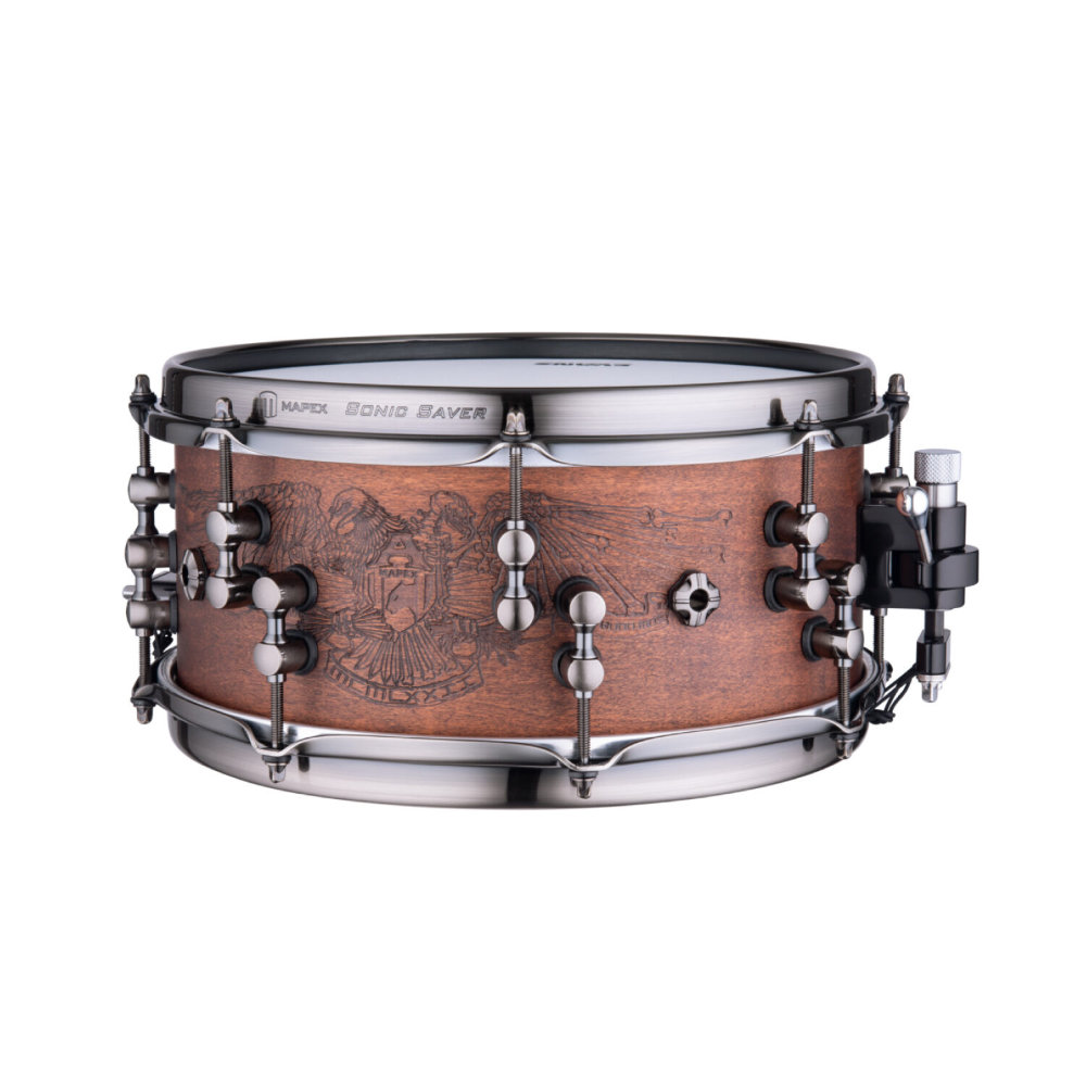 MAPEX メイペックス BPDLMW2550LWH Chris Adler SNARE DRUM The Warbird 12 x 5.5 NATURAL WALNUT スネアドラム サブ画像1