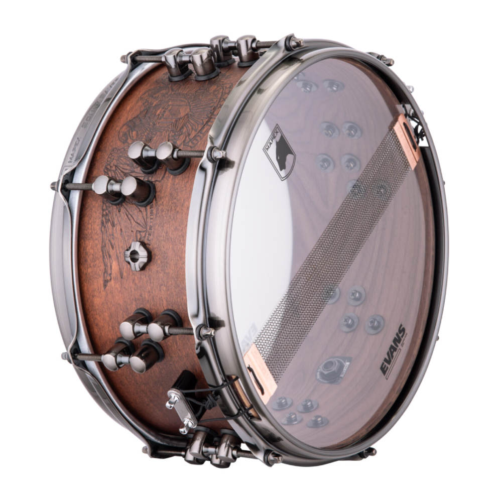 MAPEX メイペックス BPDLMW2550LWH Chris Adler SNARE DRUM The Warbird 12 x 5.5 NATURAL WALNUT スネアドラム サブ画像3