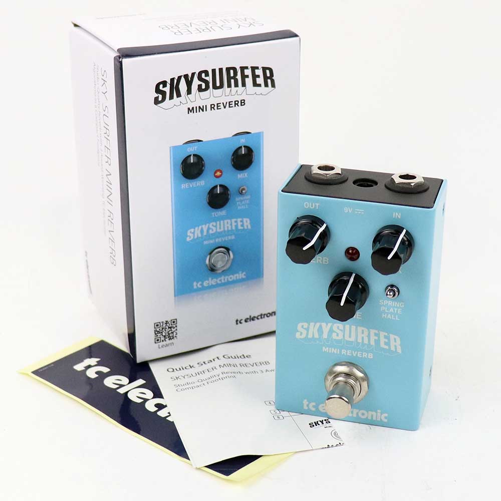 中古】 tc electronic SKYSURFER MINI REVERB リバーブ ギターエフェクター([USED]  よりコンパクトな筐体になったスタジオクオリティリバーブペダル) | web総合楽器店 chuya-online.com