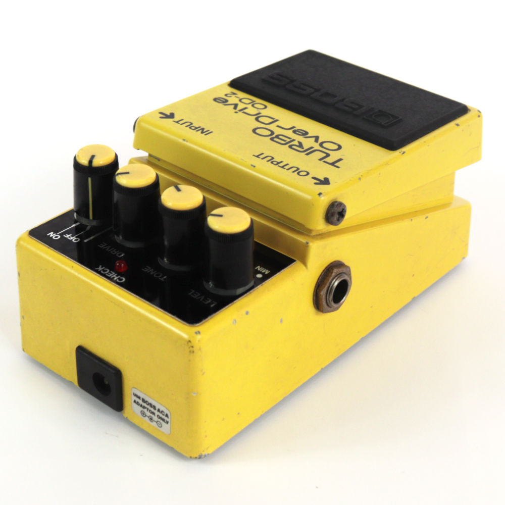 【中古】ターボオーバードライブ エフェクター BOSS OD-2 TURBO OverDrive Made in Japan ボス ギターエフェクター output側