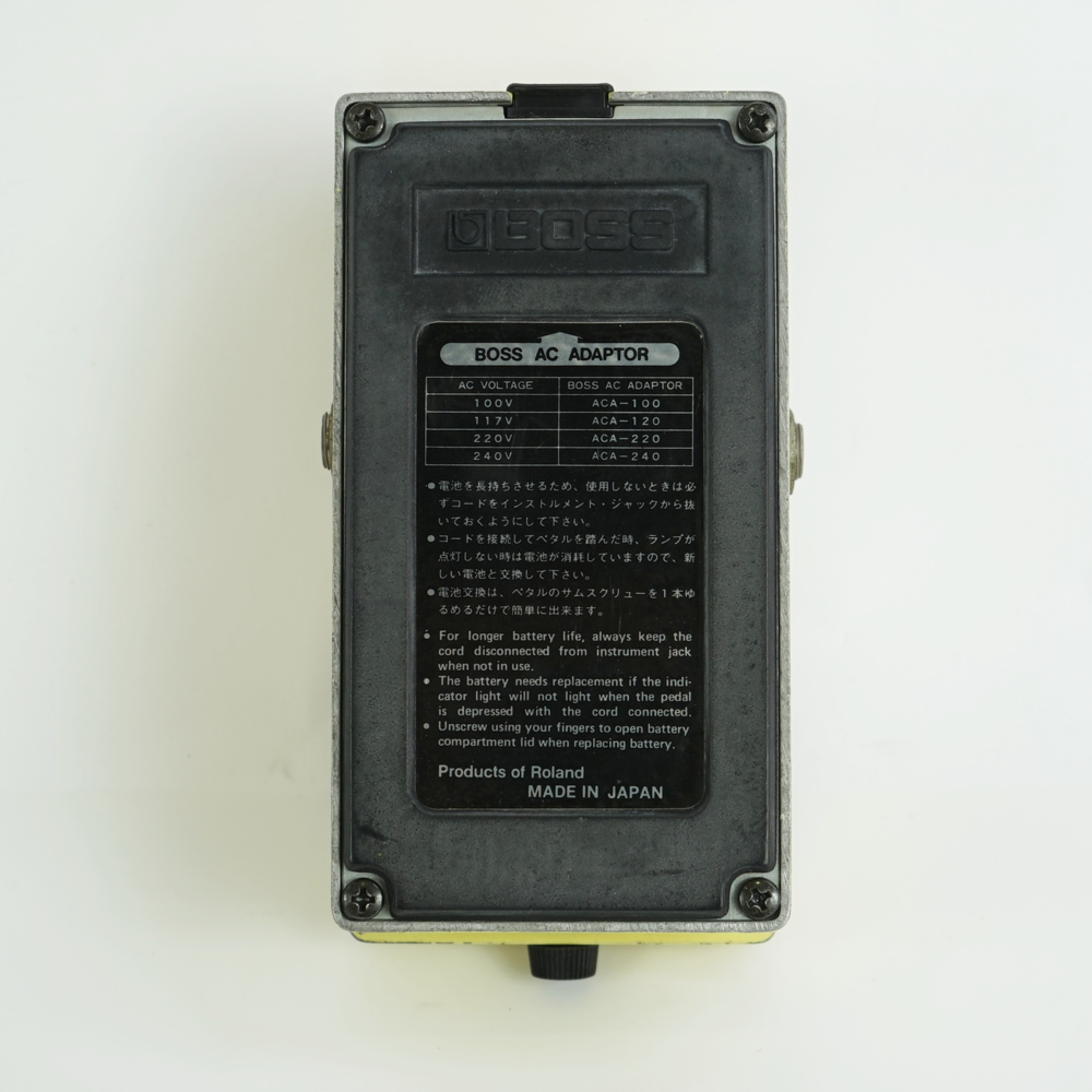 【中古】 スーパーオーバードライブ エフェクター BOSS SD-1 Super Over Drive Japan ギターエフェクター 裏面画像