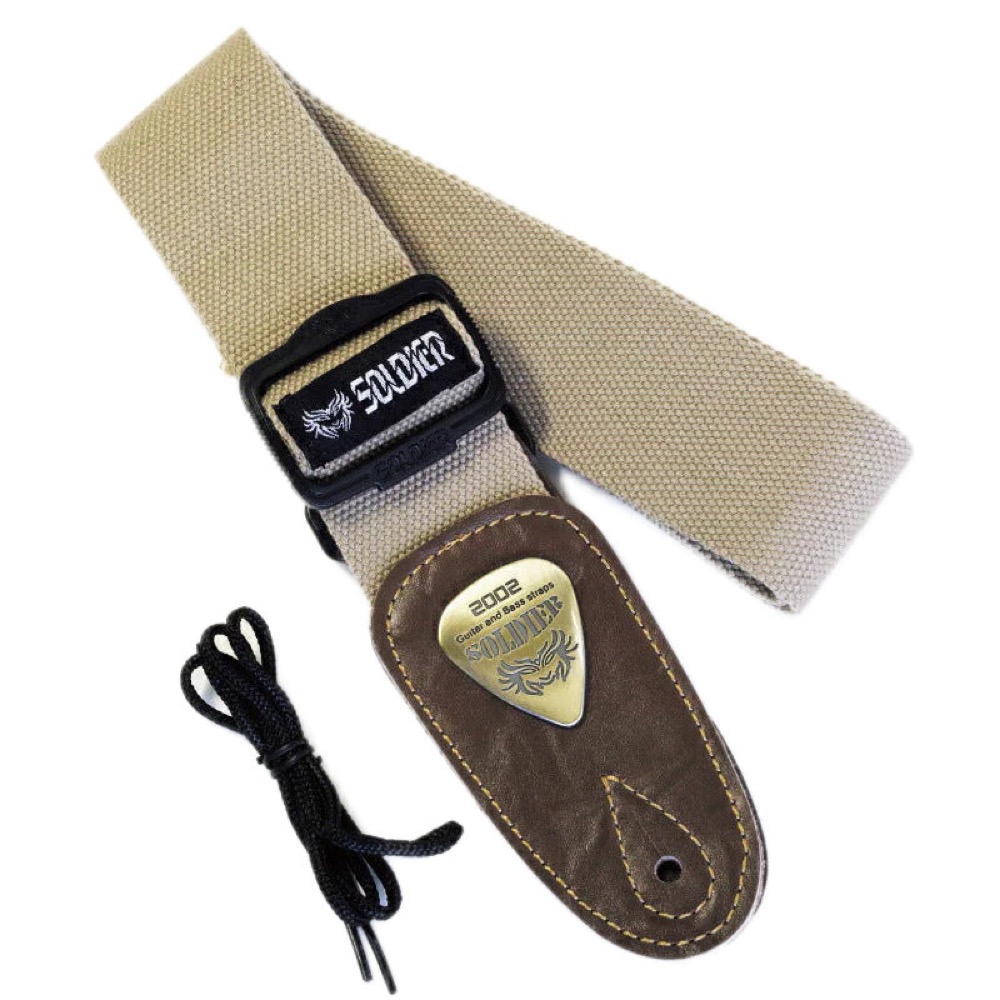 Soldier Strap ソルジャーストラップ STP-CST-1303 ベージュ ギターストラップ