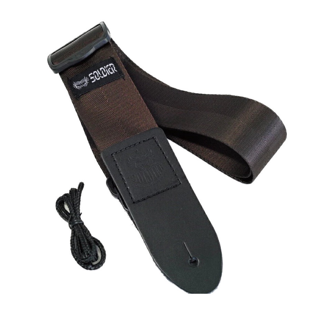 Soldier Strap ソルジャーストラップ STP-NST-1150 茶 ギターストラップ