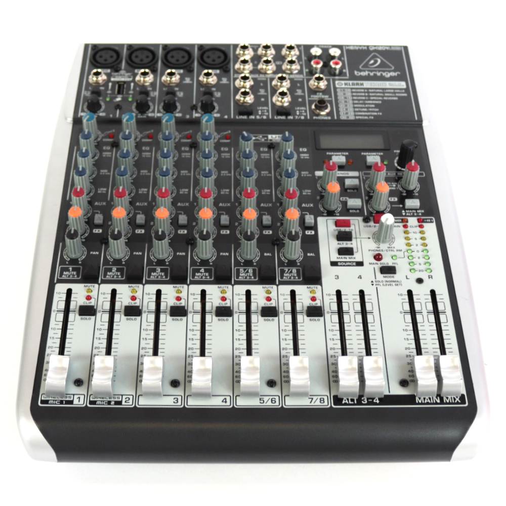 【中古】 PAミキサー USBオーディオインターフェース BEHRINGER QX1204USB XENYX