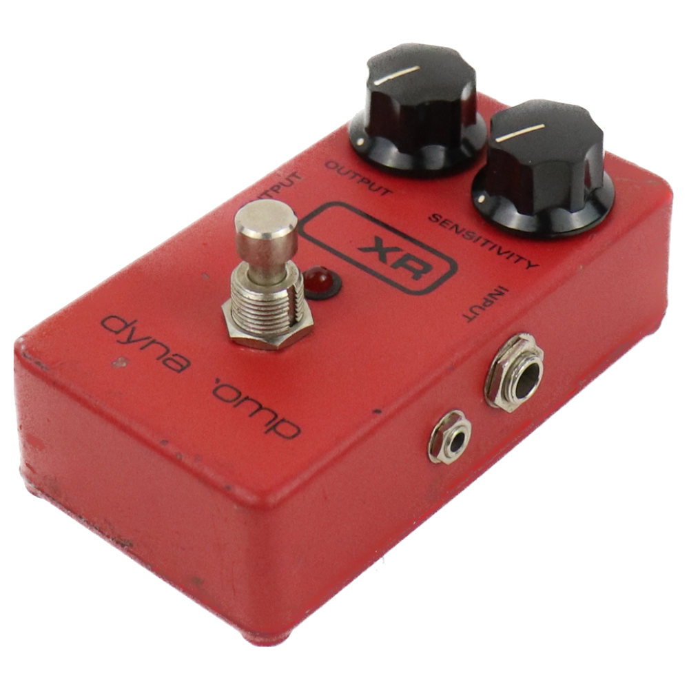 【中古】コンプレッサー エフェクター MXR DYNA COMP 1988年製 ダイナコンプ ギターエフェクター 本体画像 斜め 2