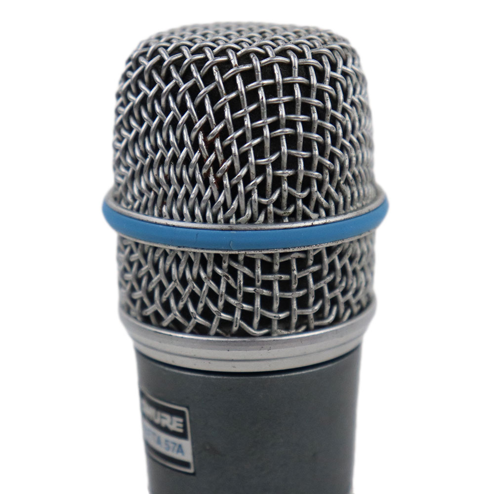 【中古】 SHURE BETA57A ボーカル/楽器両用 ダイナミックマイク グリル部