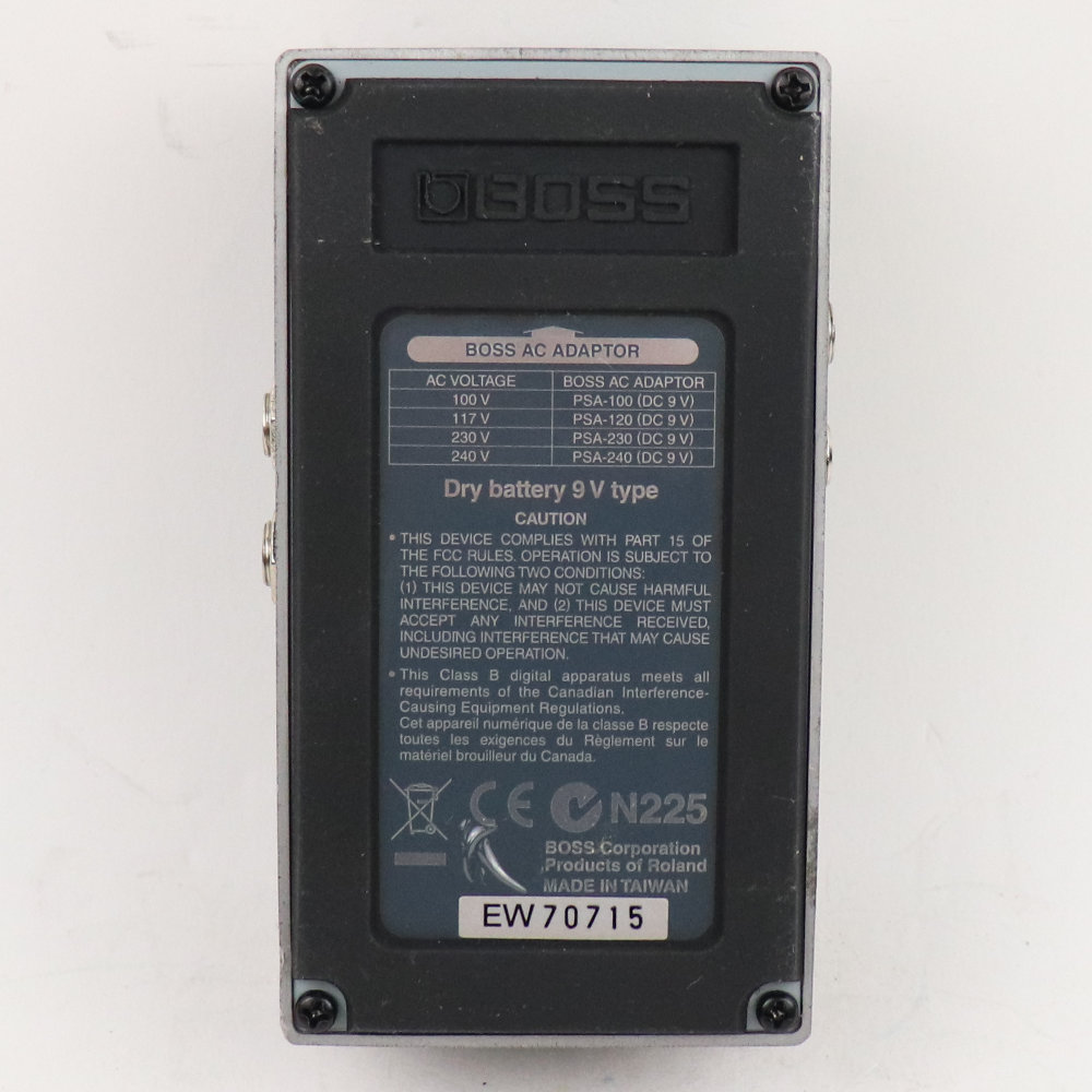 【中古】 スーパーオクターブ エフェクター BOSS OC-3  Super Octave ボス ギターエフェクター オクターバー 底面