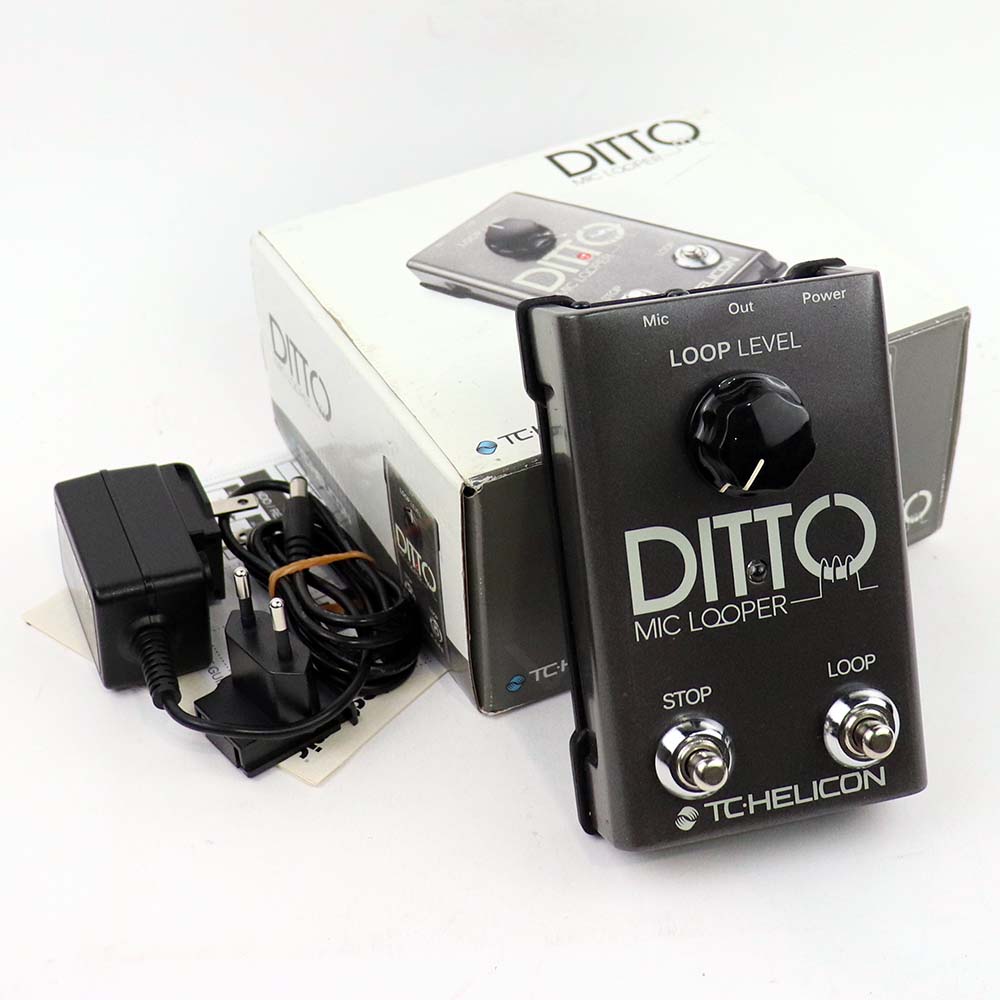 【中古】 ルーパー ボーカル用エフェクター TC-HELICON Ditto Mic Looper TCヘリコン