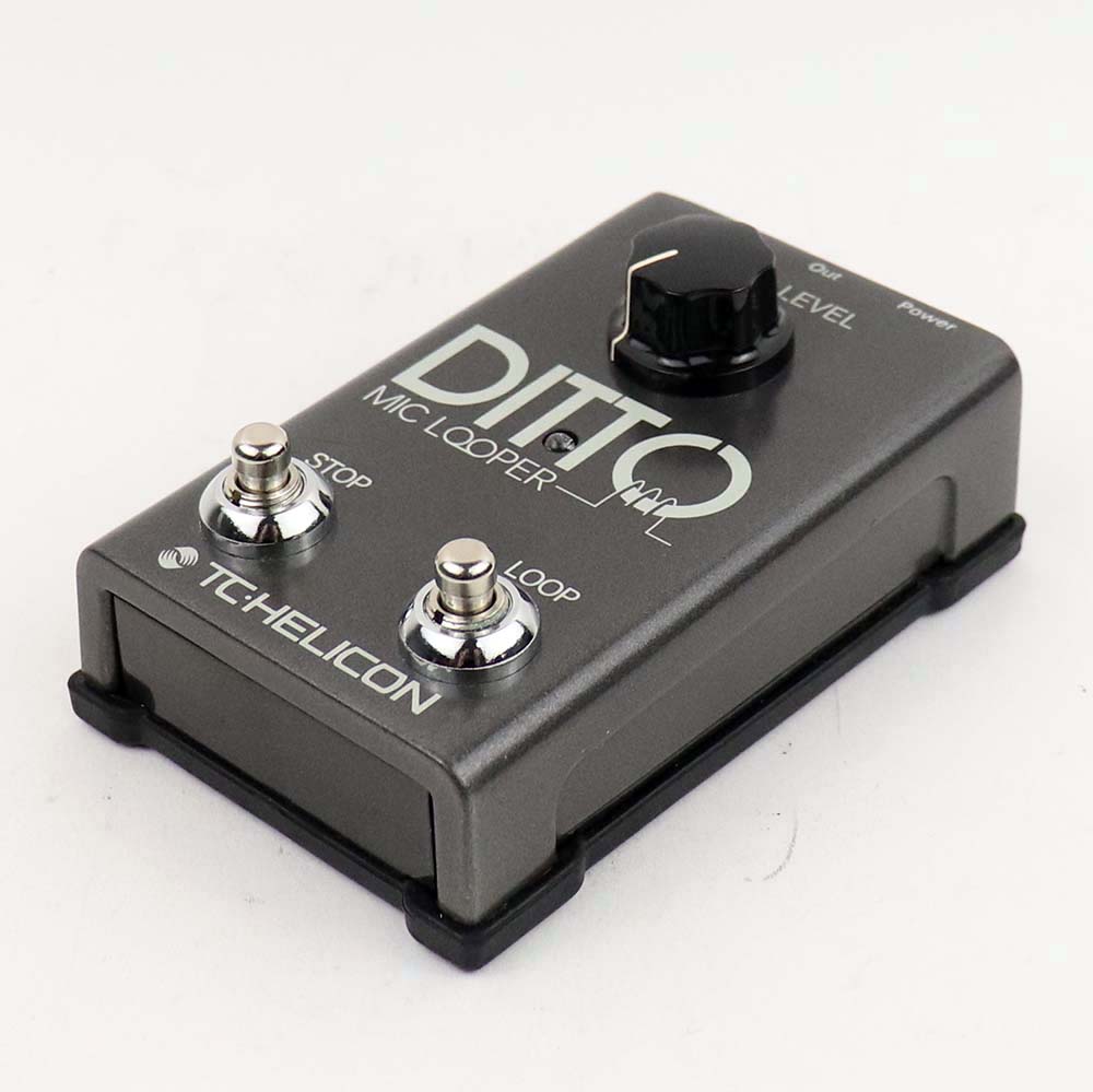 【中古】 ルーパー ボーカル用エフェクター TC-HELICON Ditto Mic Looper TCヘリコン 全体