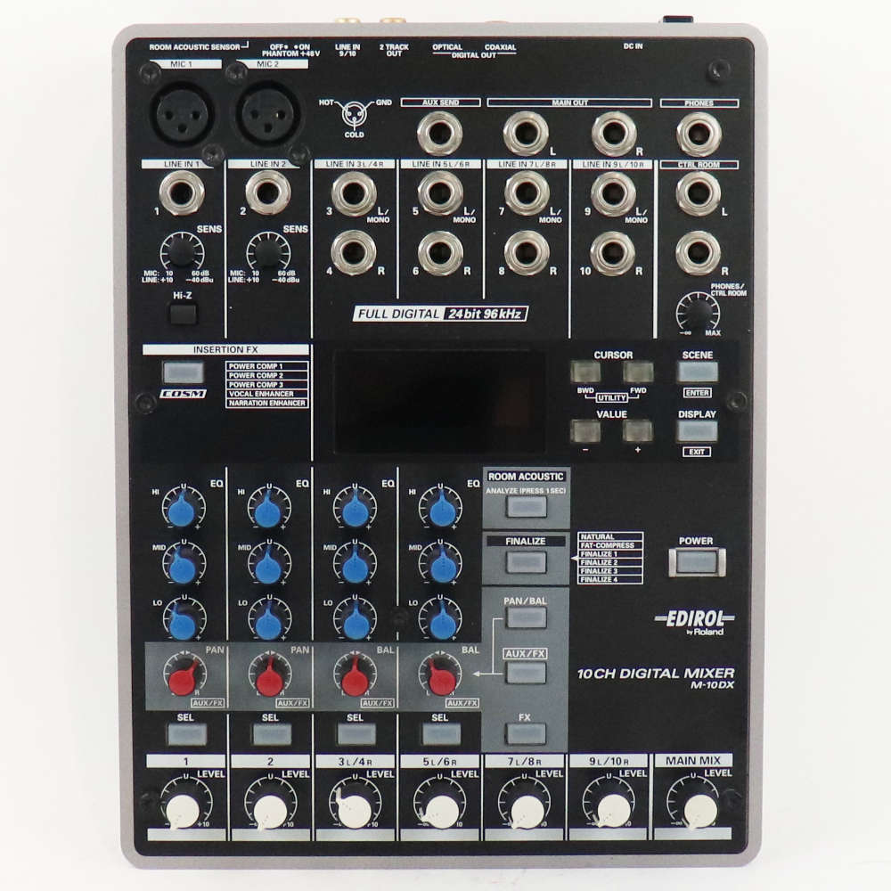 【中古】 デジタルミキサー EDIROL M-10DX 10チャンネルデジタルミキサー 本体画像