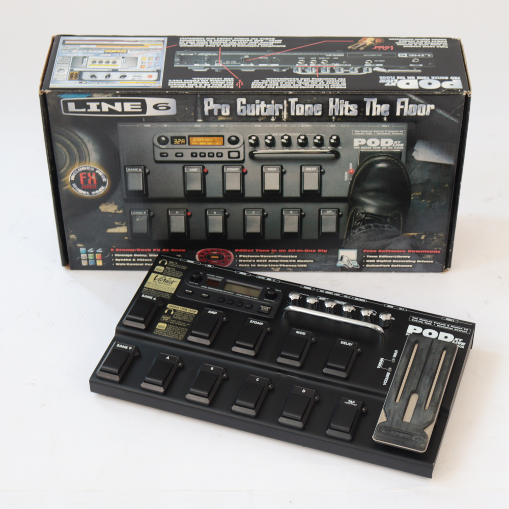 【中古】 マルチエフェクター LINE6 POD XT LIVE ギターエフェクター