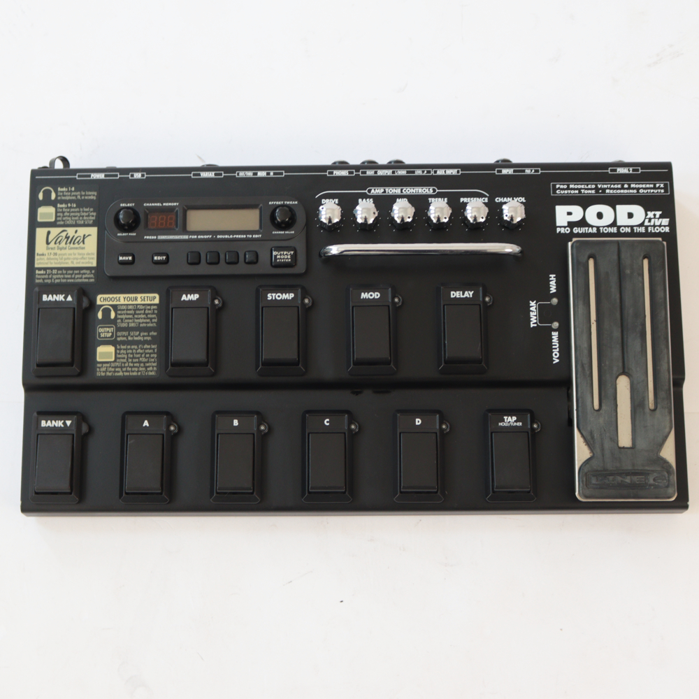 【中古】 マルチエフェクター LINE6 POD XT LIVE ギターエフェクター