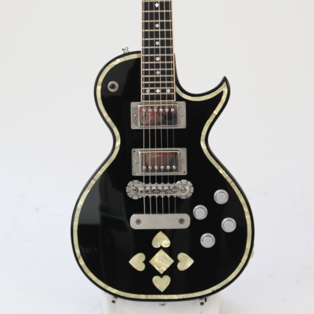 【中古】 Greco Zemaitis グレコ ゼマイティス GZ-2600 IF HEART BLACK エレキギター ボディトップ画像