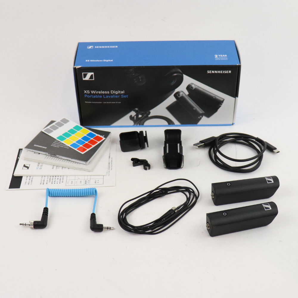 【中古】 ワイヤレスマイク ゼンハイザー SENNHEISER XSW-D PORTABLE LAVALIER SET ラベリア型ワイヤレスマイク