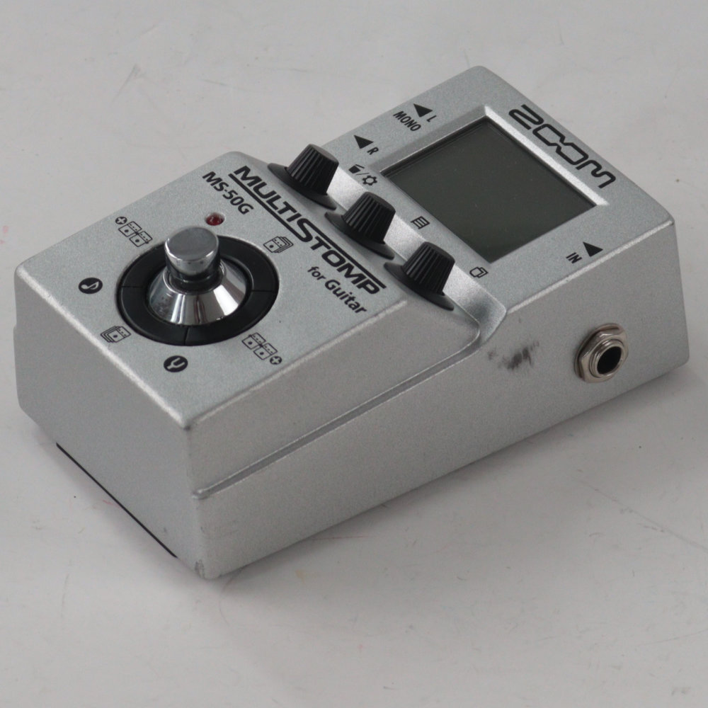 【中古】 マルチエフェクター ZOOM MultiStomp MS-50G ズーム ギターエフェクター 全体