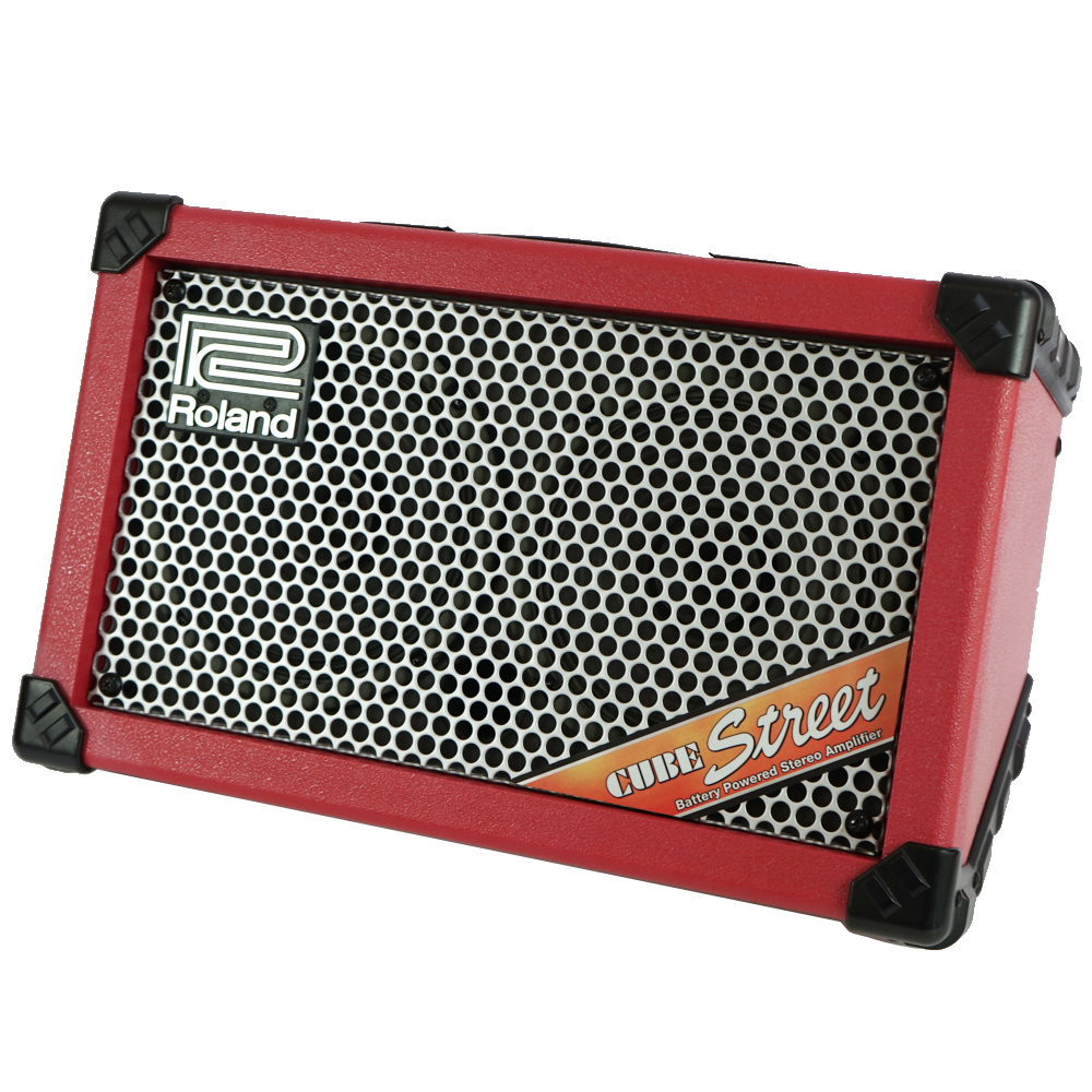 中古】 ギターアンプ ローランド ROLAND CUBE Street RED 乾電池駆動パフォーマンス用ステレオアンプ ギターアンプ([USED]  ステレオ仕様のパフォーマンス用アンプ) | web総合楽器店 chuya-online.com