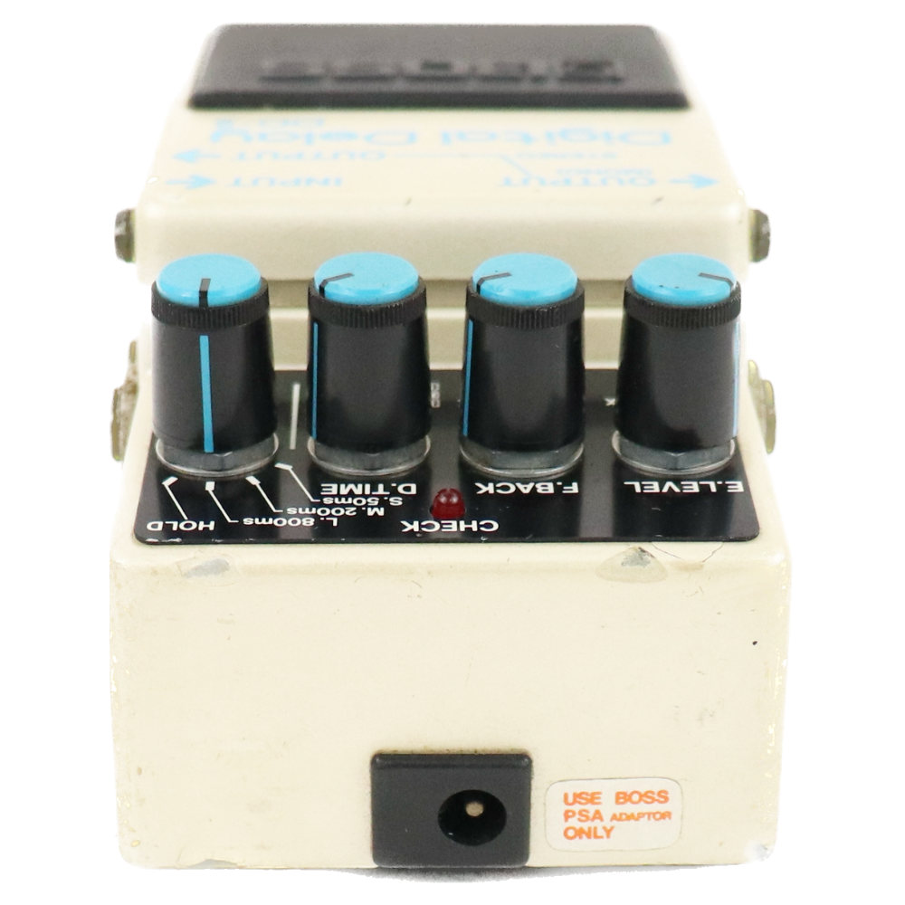 【中古】 デジタルディレイ エフェクター BOSS DD-2 Digital Delay Made in JAPAN ギターエフェクター 本体画像 つまみ